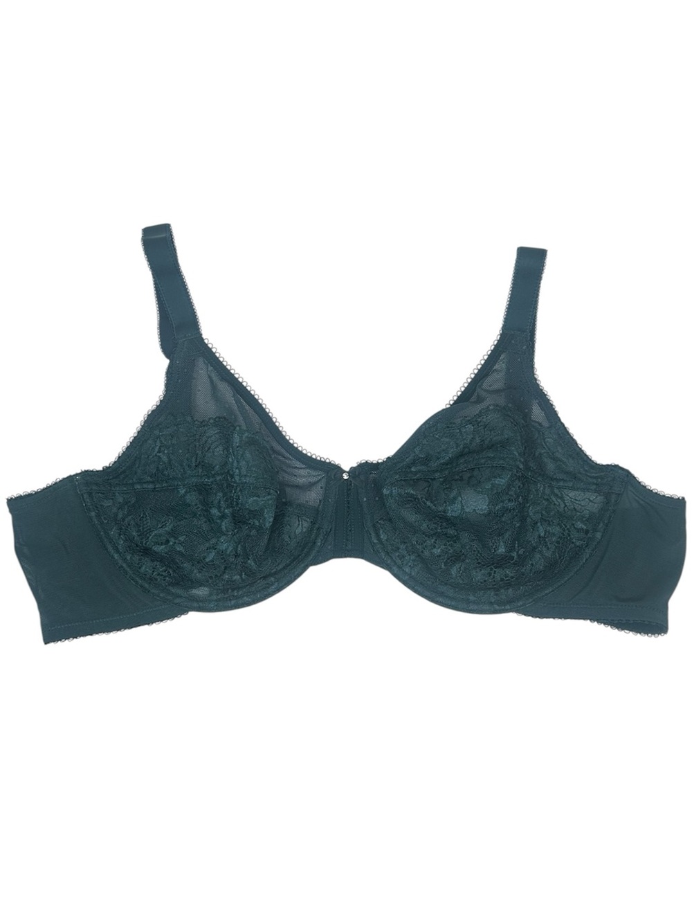 Vanity Fair Lace Underwire Bra 40C - Deep Teal